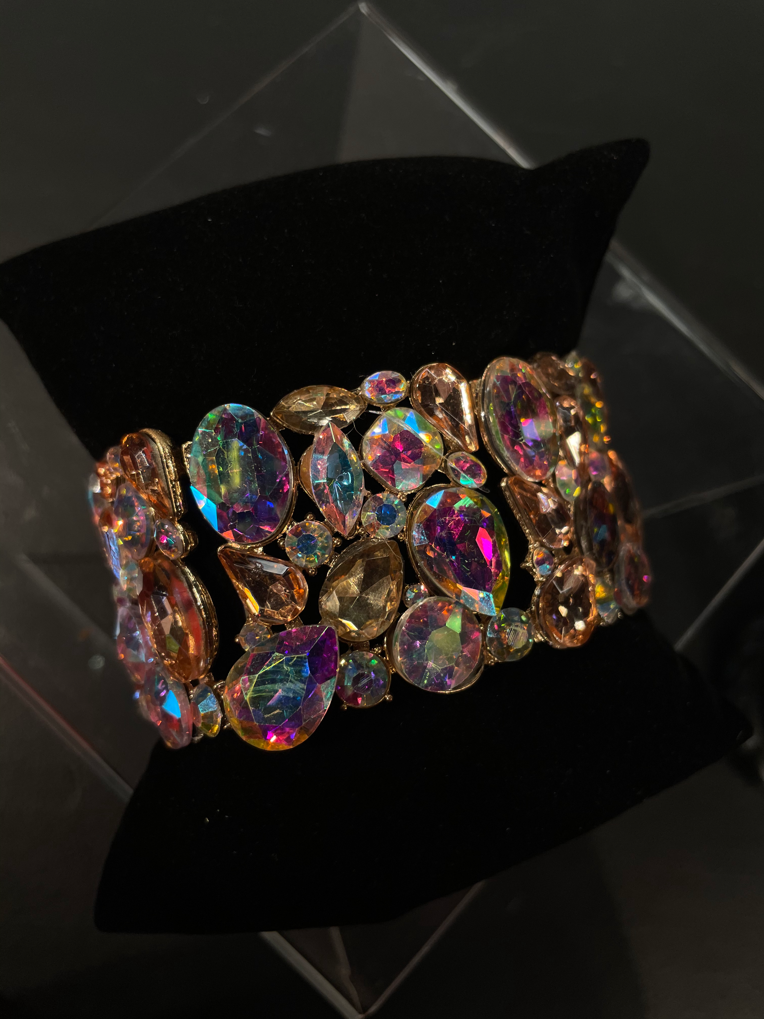 Aurora borealis swarovski hot sale crystal bracelet